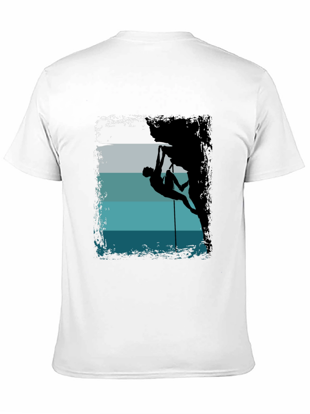 Rock Climbing Silhouette Graphic T-Shirt