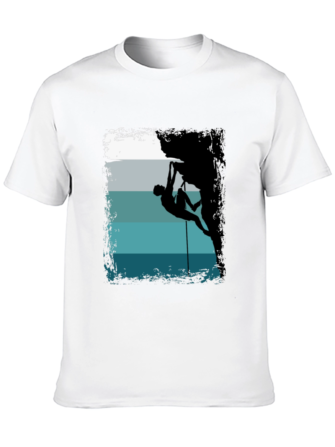 Rock Climbing Silhouette Graphic T-Shirt