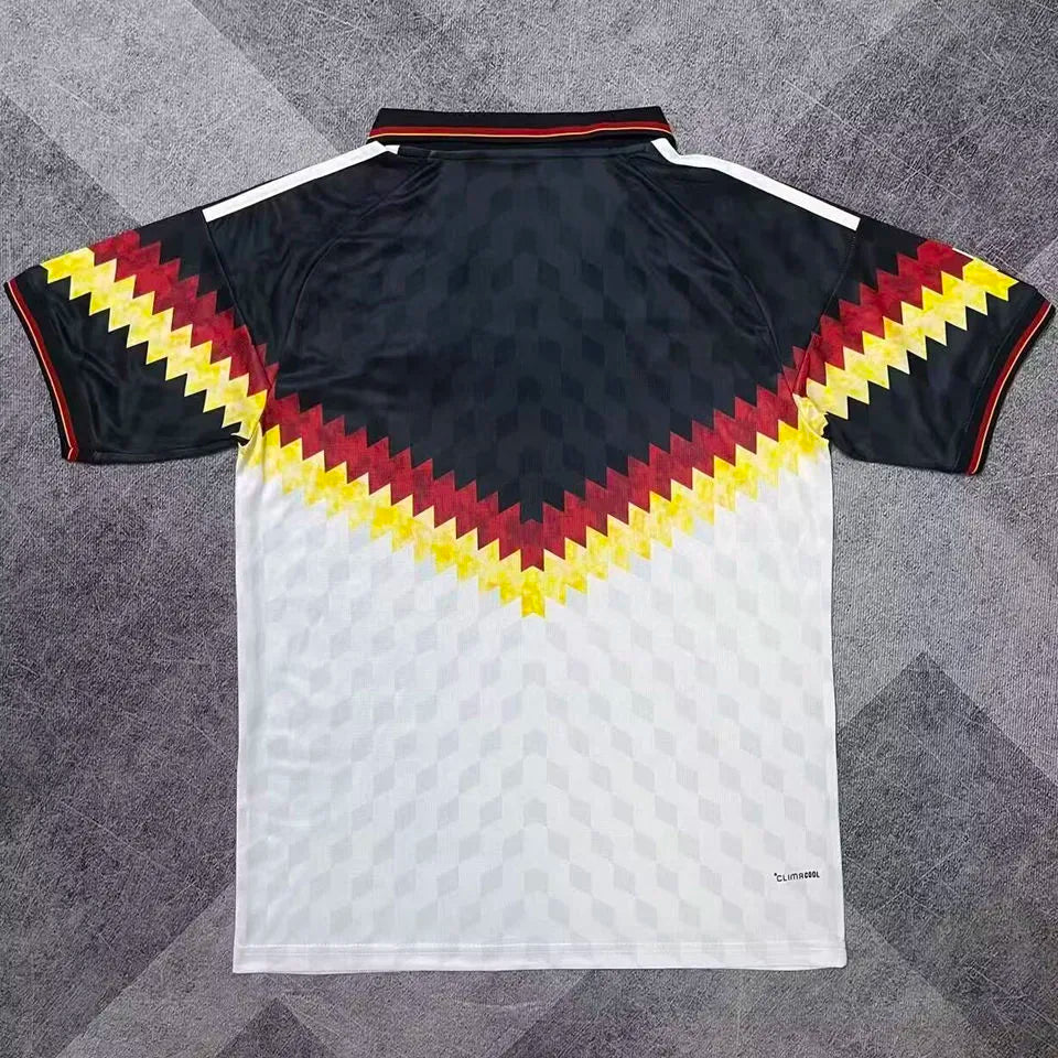 2026/27 Germany White Retro Style Soccer Jersey Back