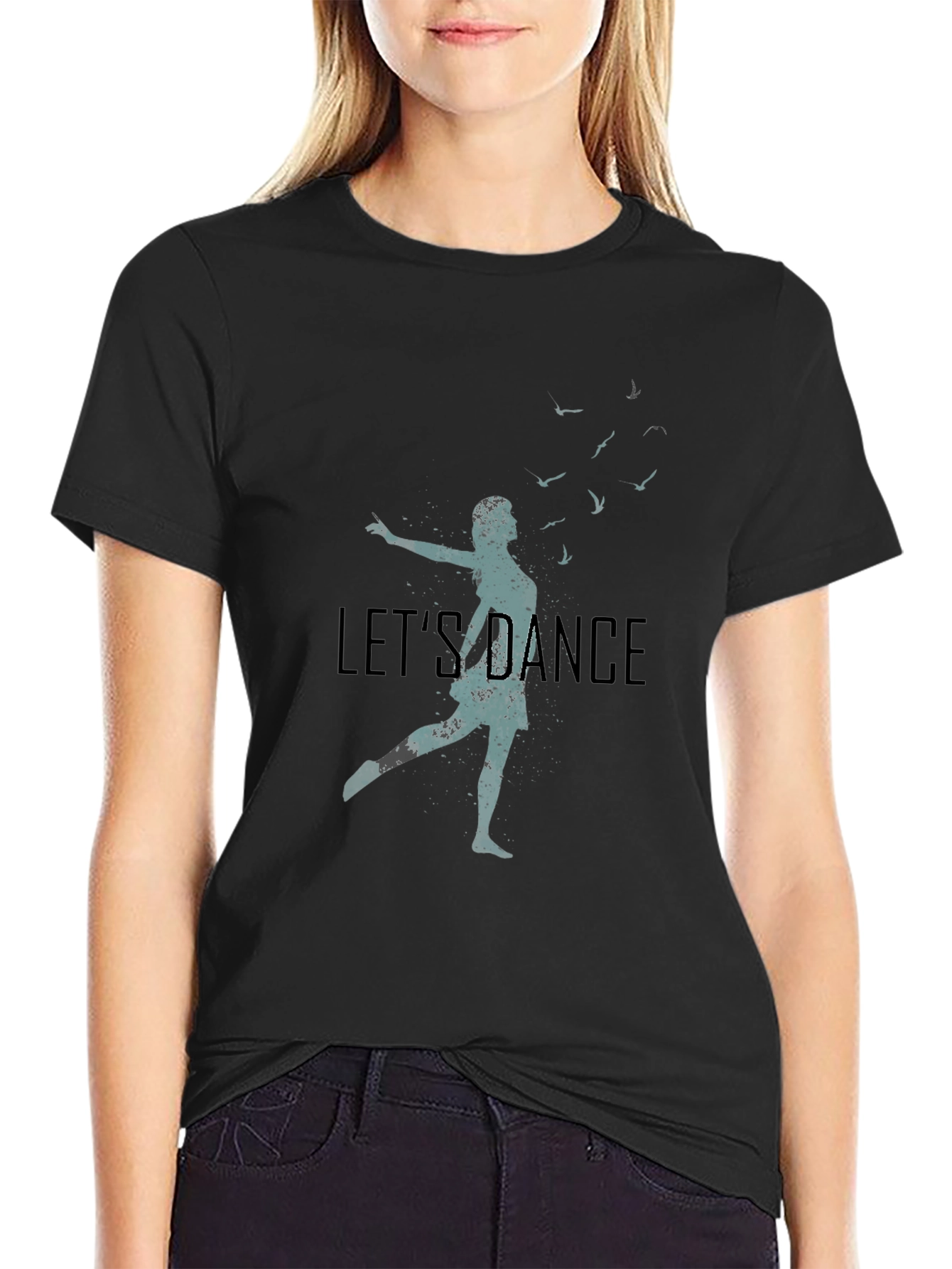 Lets Dance Graphic Tee - Black