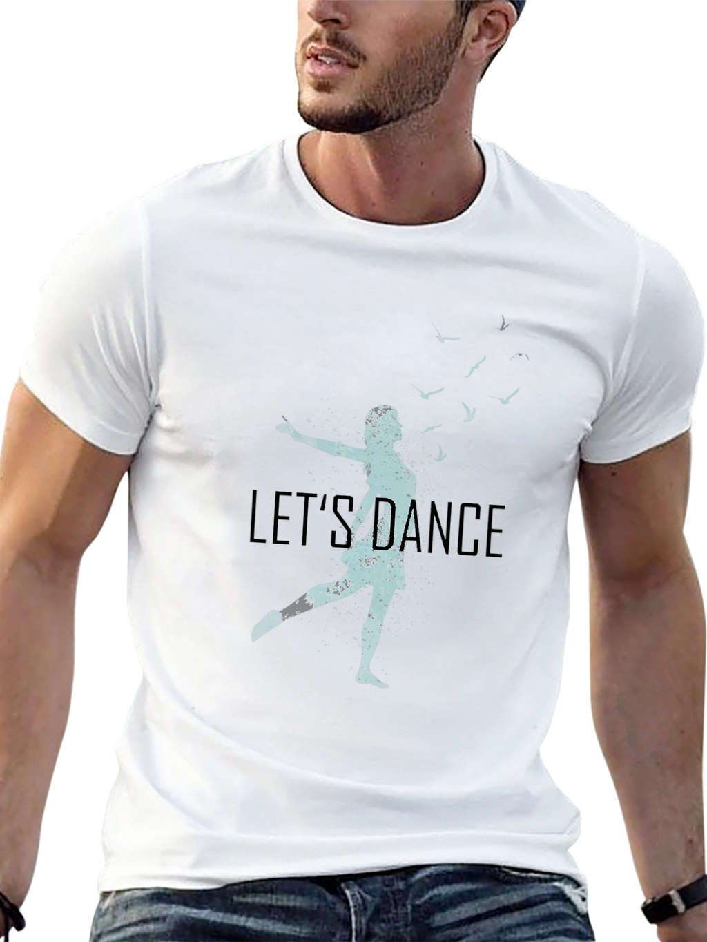 Lets Dance Graphic Tee - Black