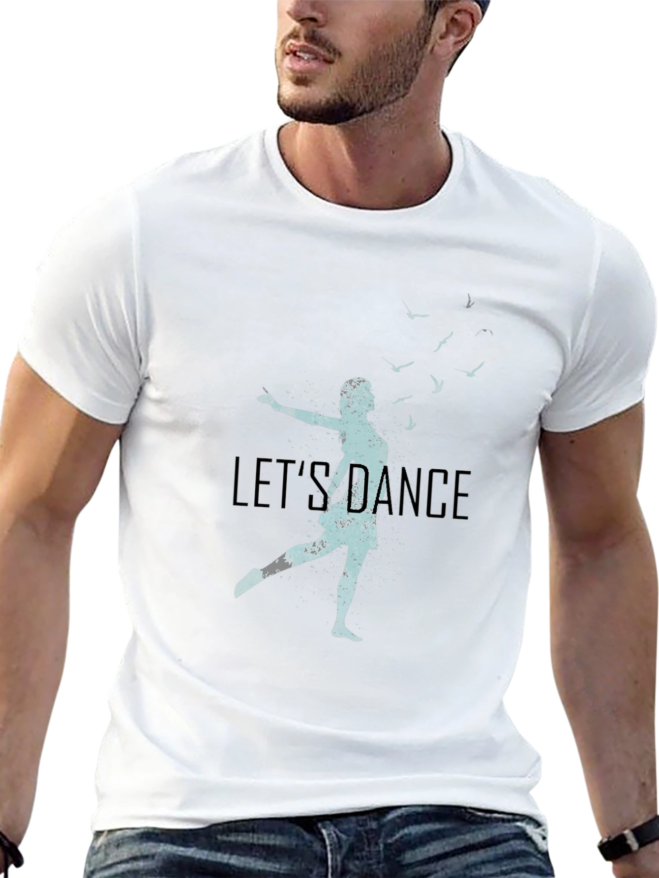 Lets Dance Graphic Tee - Black