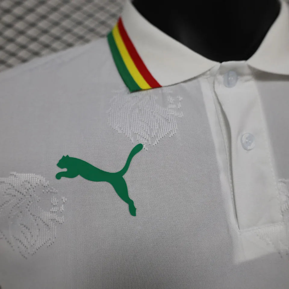 2025 Senegal Special Edition White Player Version Jersey Detail 3