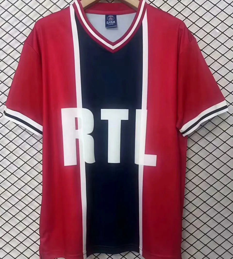 1975 PSG #11 Away Retro Soccer Jersey Back