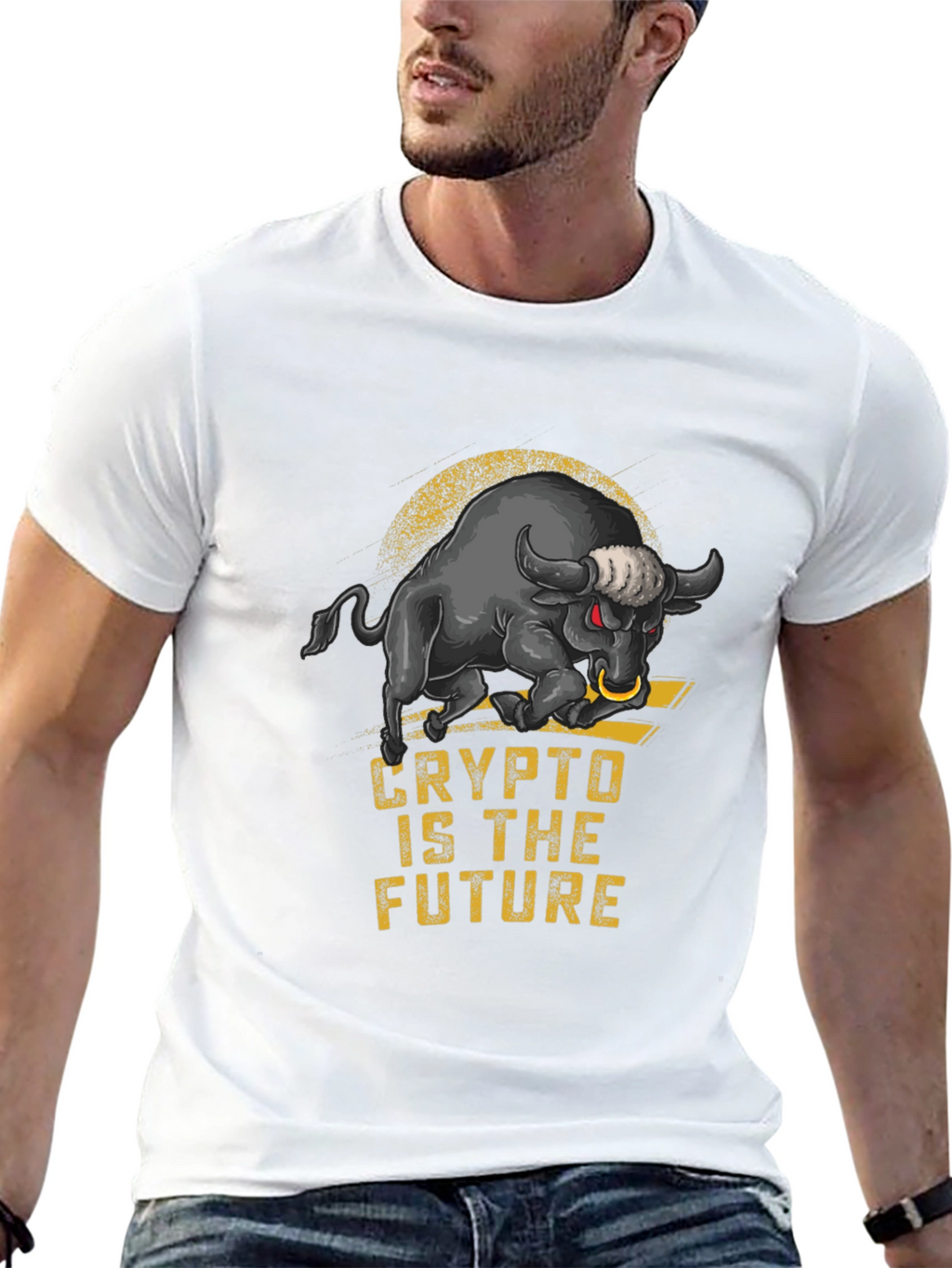 Crypto Bull T-Shirt - Future of Finance Tee