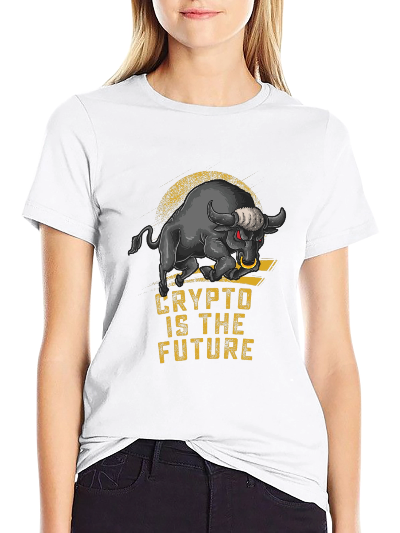 Crypto Bull T-Shirt - Future of Finance Tee