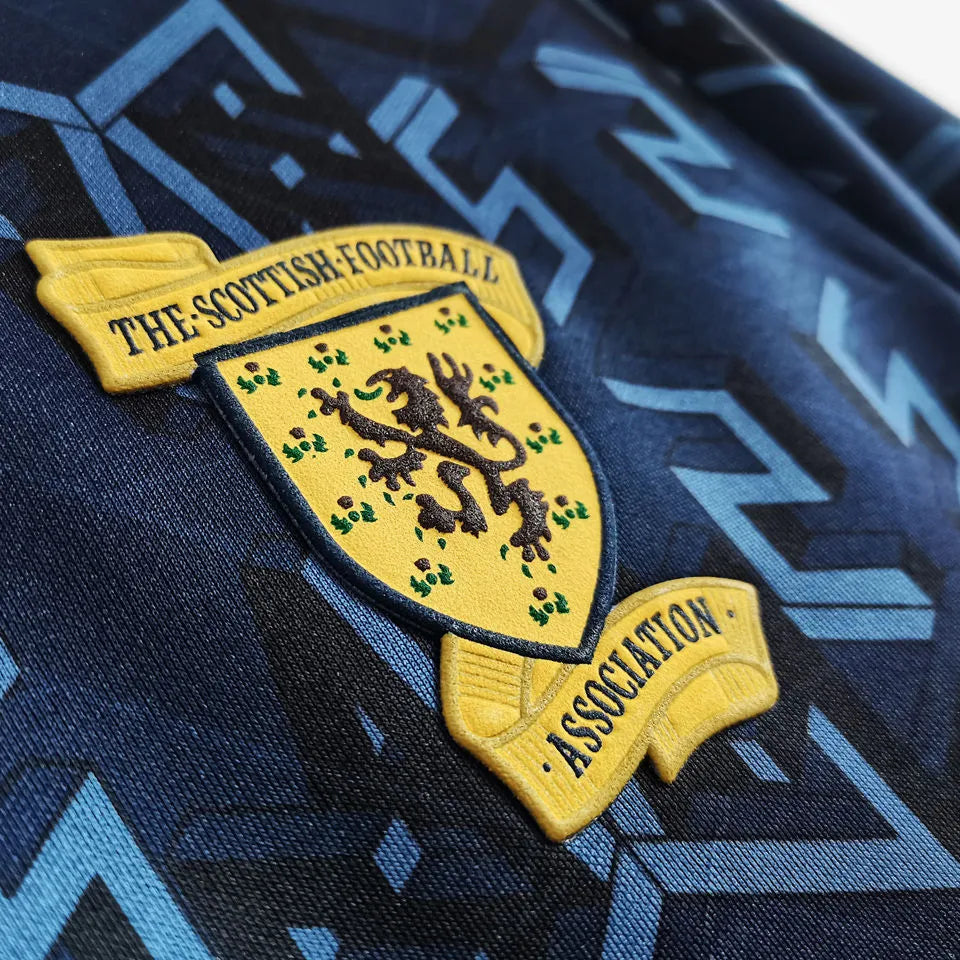 1992/1993 Scotland Home Retro Soccer Jersey Detail 3
