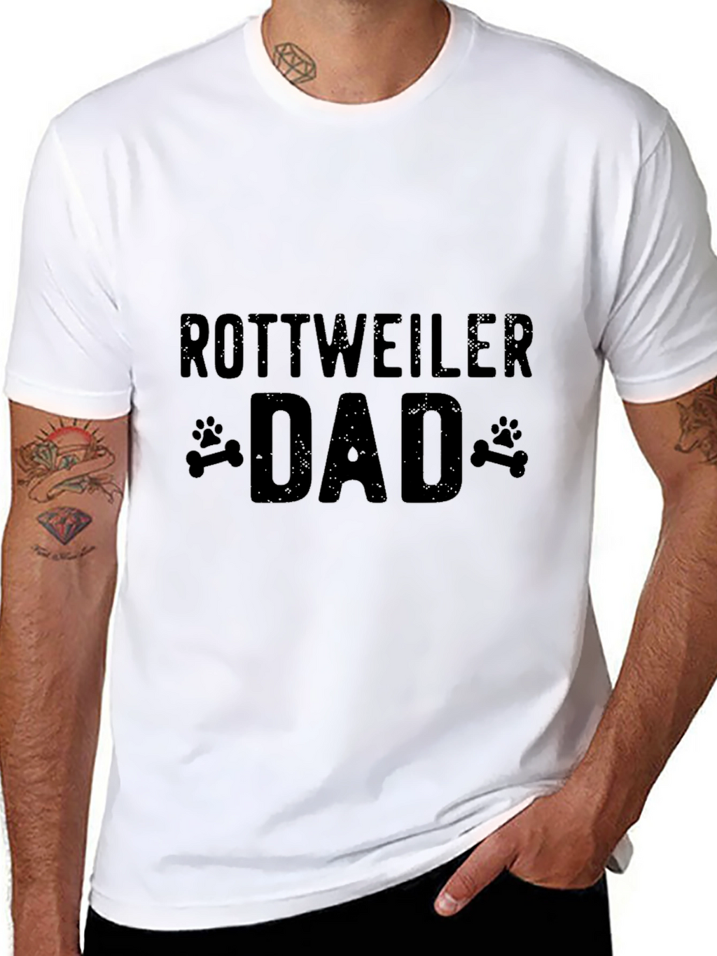 Rottweiler Dad T-Shirt - Dog Lover Tee