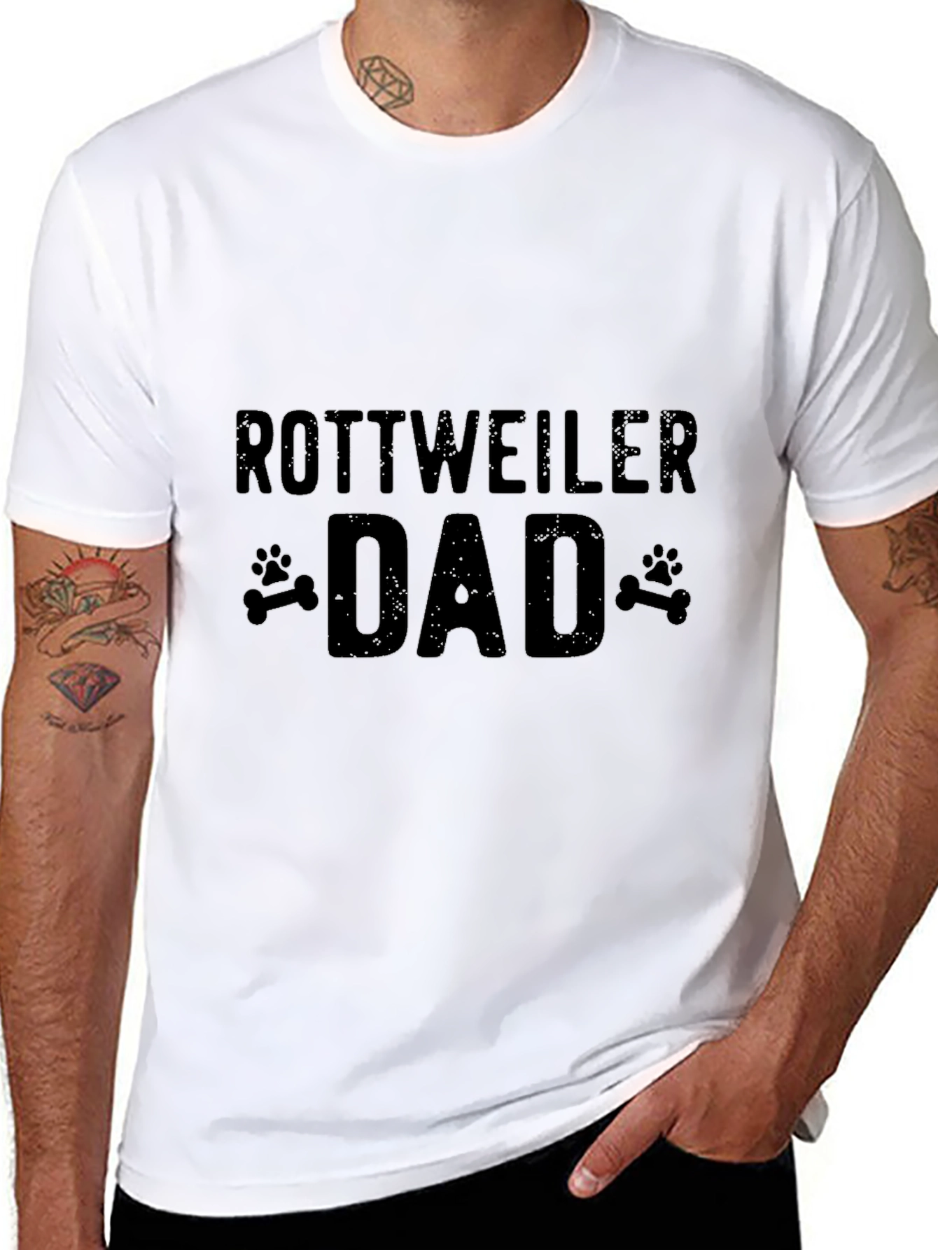 Rottweiler Dad T-Shirt - Dog Lover Tee