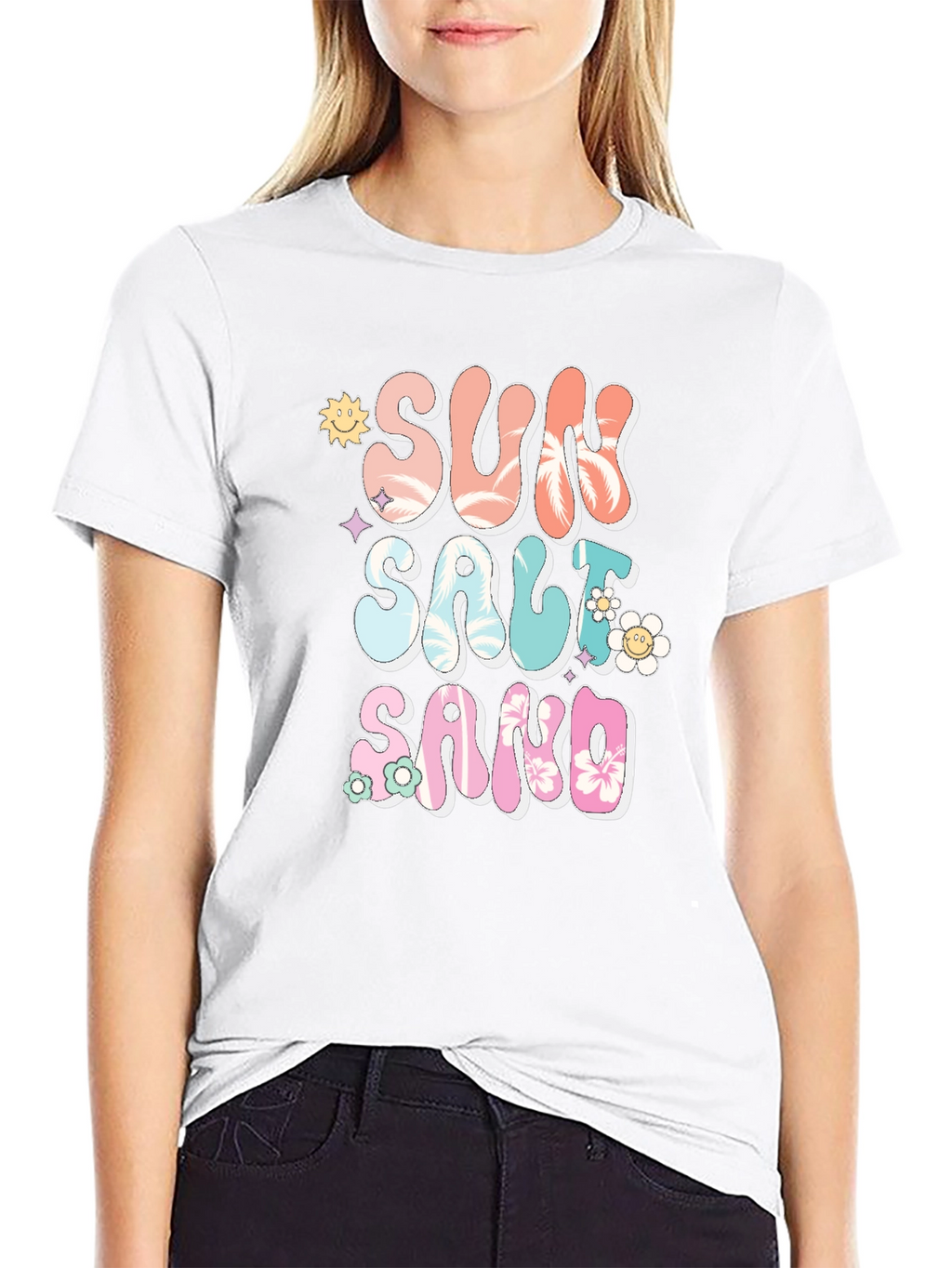 Sun Salt Sand Retro Graphic Tee