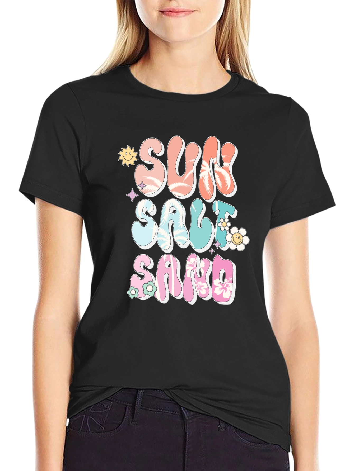 Sun Salt Sand Retro Graphic Tee
