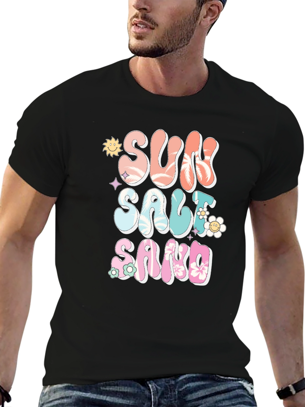 Sun Salt Sand Retro Graphic Tee