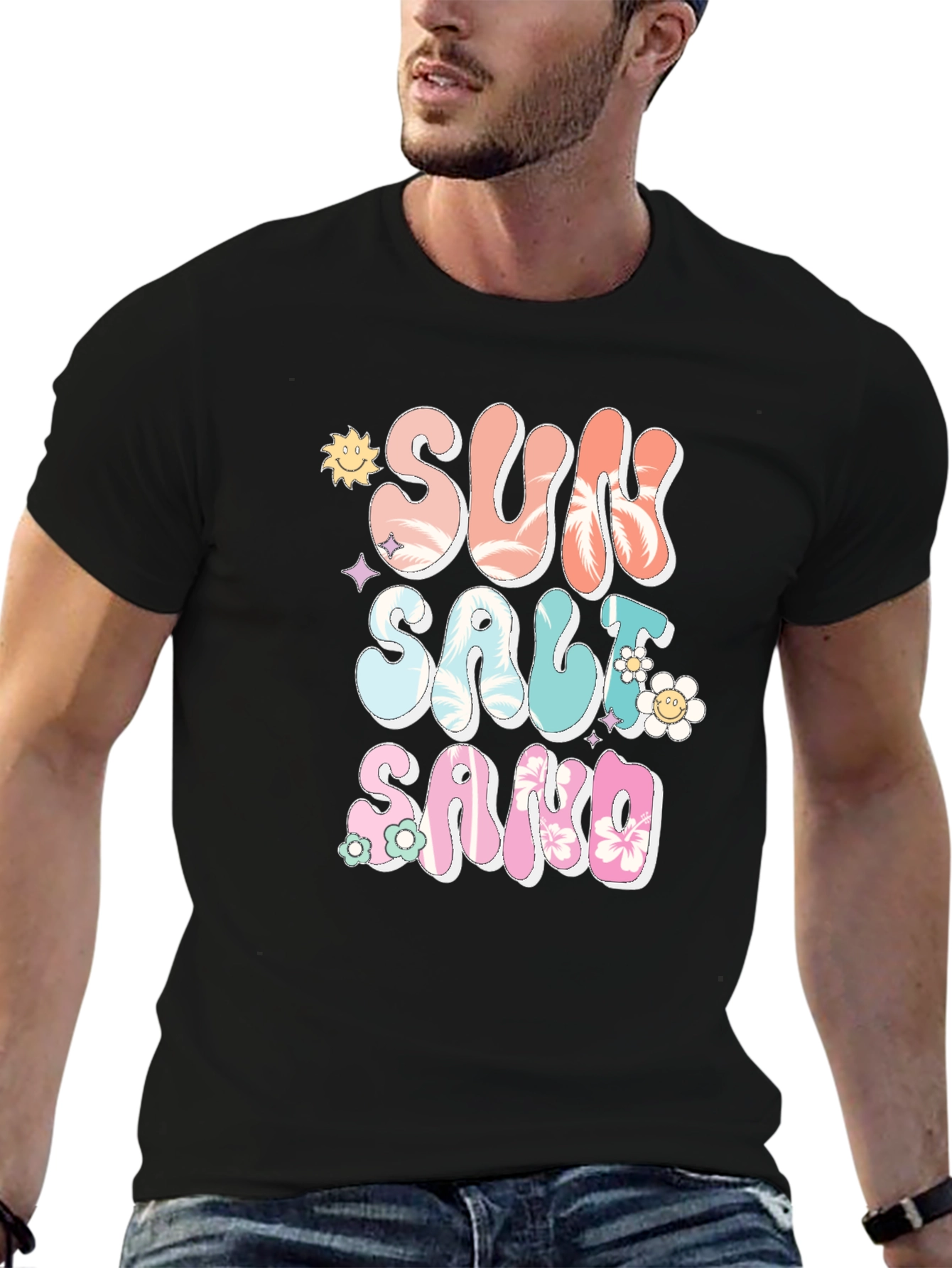 Sun Salt Sand Retro Graphic Tee
