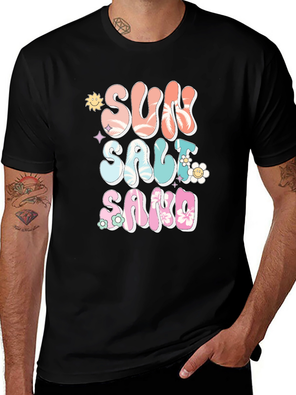 Sun Salt Sand Retro Graphic Tee
