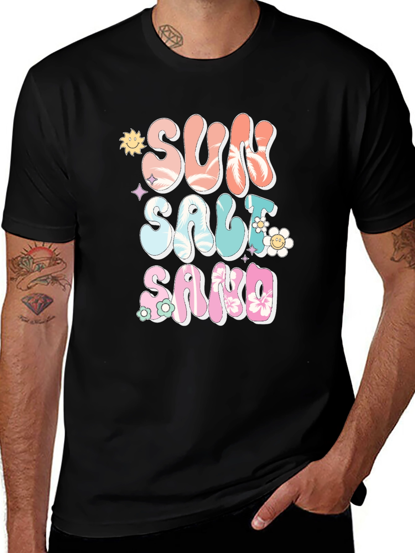 Sun Salt Sand Retro Graphic Tee