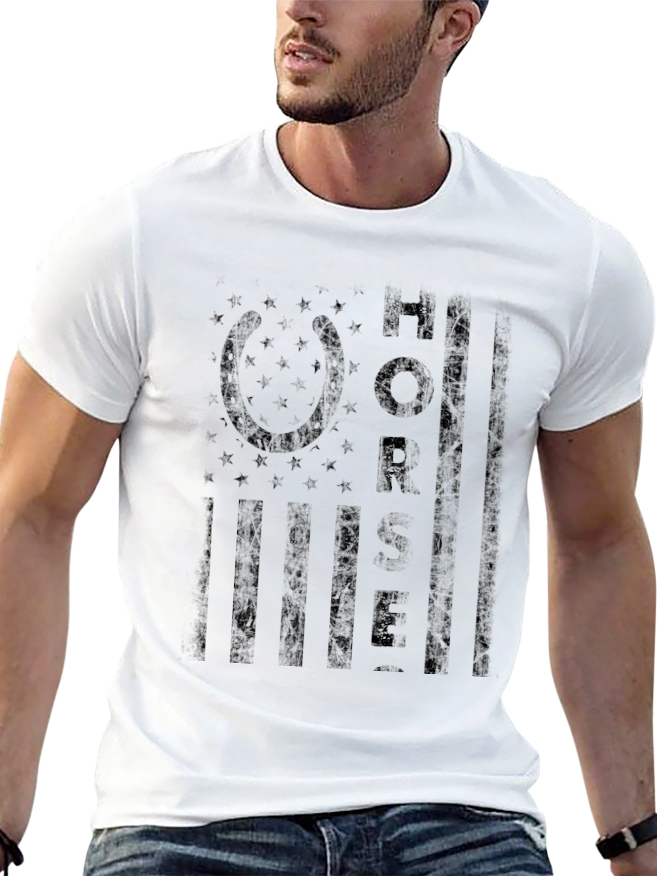 Horse Life Black Graphic Tee