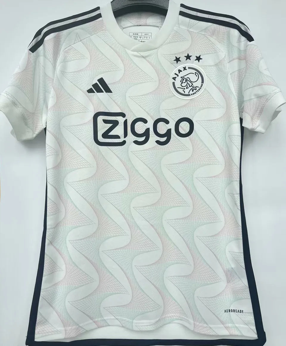 2023/24 AA 1:1 Quality Away White Fans Soccer Jersey Front