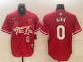 Men's St. Louis Cardinals Masyn Winn #0 Red 2024 City Connect Limited Player Jerseys