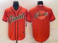 Men's San Francisco Giants Orange Replica Team Jerseys