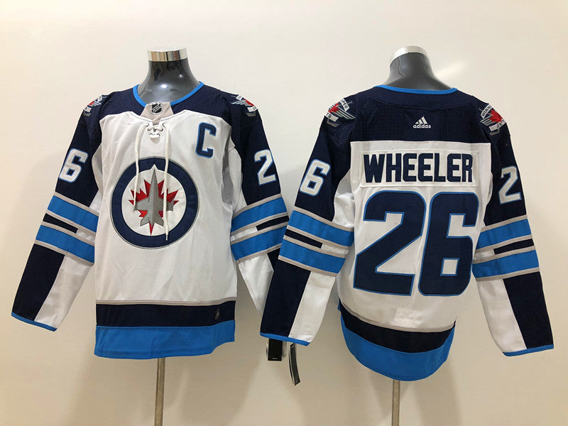 Men's Winnipeg Jets Blake Wheeler #26 White Player Game Jerseys