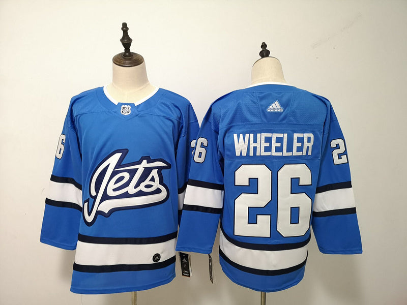 Men's Winnipeg Jets Blake Wheeler #26 Blue Home Breakaway Player Jerseys