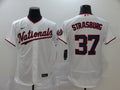 Men's Washington Nationals Stephen Strasburg #37 White Authentic Game Jerseys