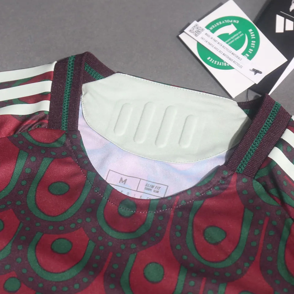 2024/25 Mexico Home Player Version Soccer Jersey Detail 3
