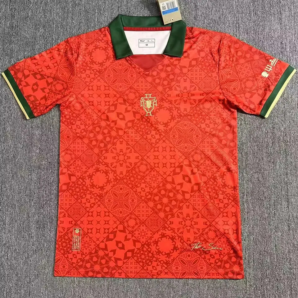 2025 Portugal Red Special Edition Fans Jersey Front