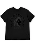 Music Is My Life Black T-Shirt