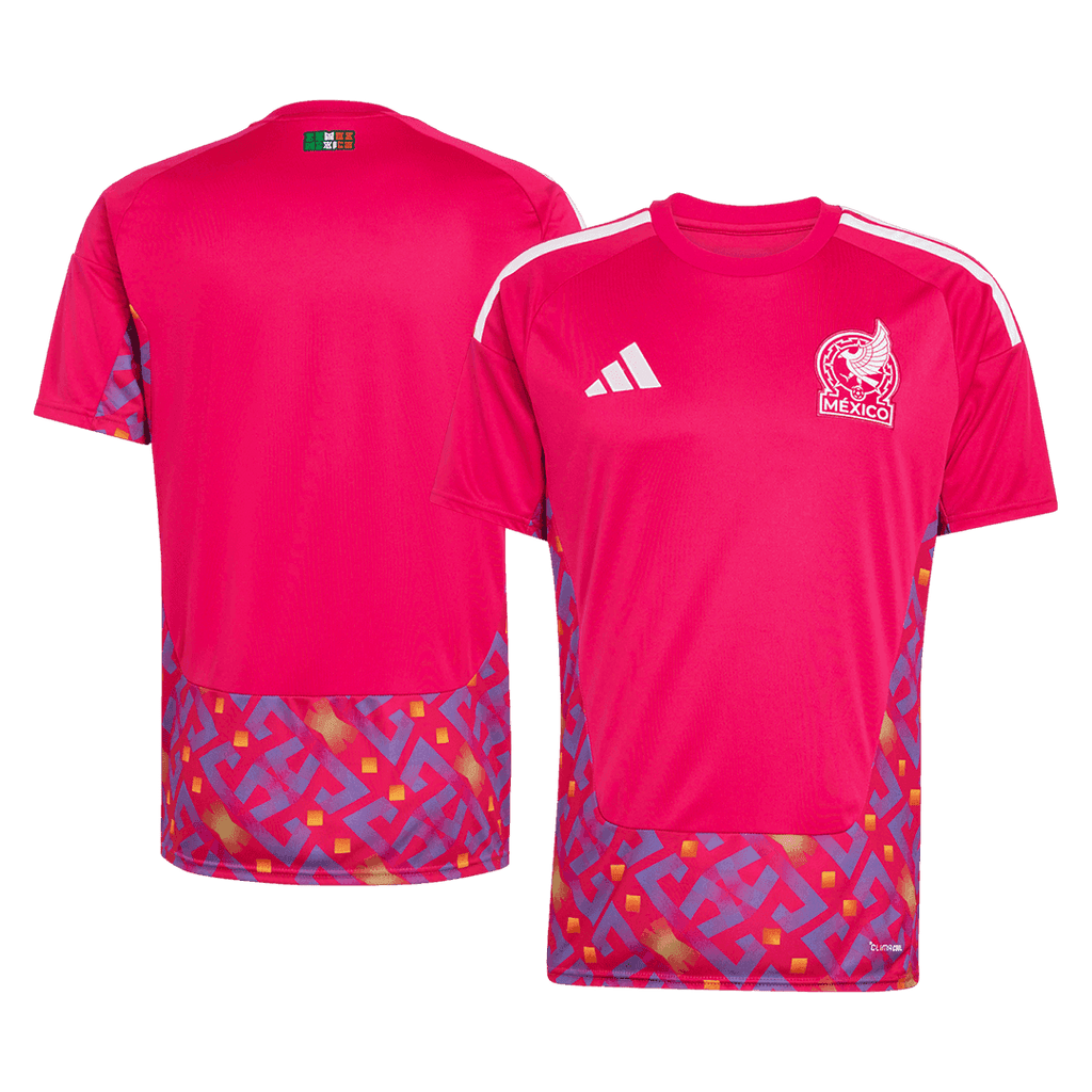 Mexico Goalkeeper Soccer Jersey World Cup 2026 Pink Image 3