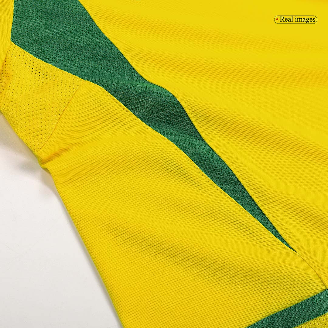 Brazil RONALDINHO #11 Home Soccer Jersey Retro 2002/03 Image 6