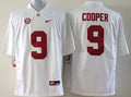 Men's Alabama Crimson Tide Amari Cooper #9 White Player Game Jersey