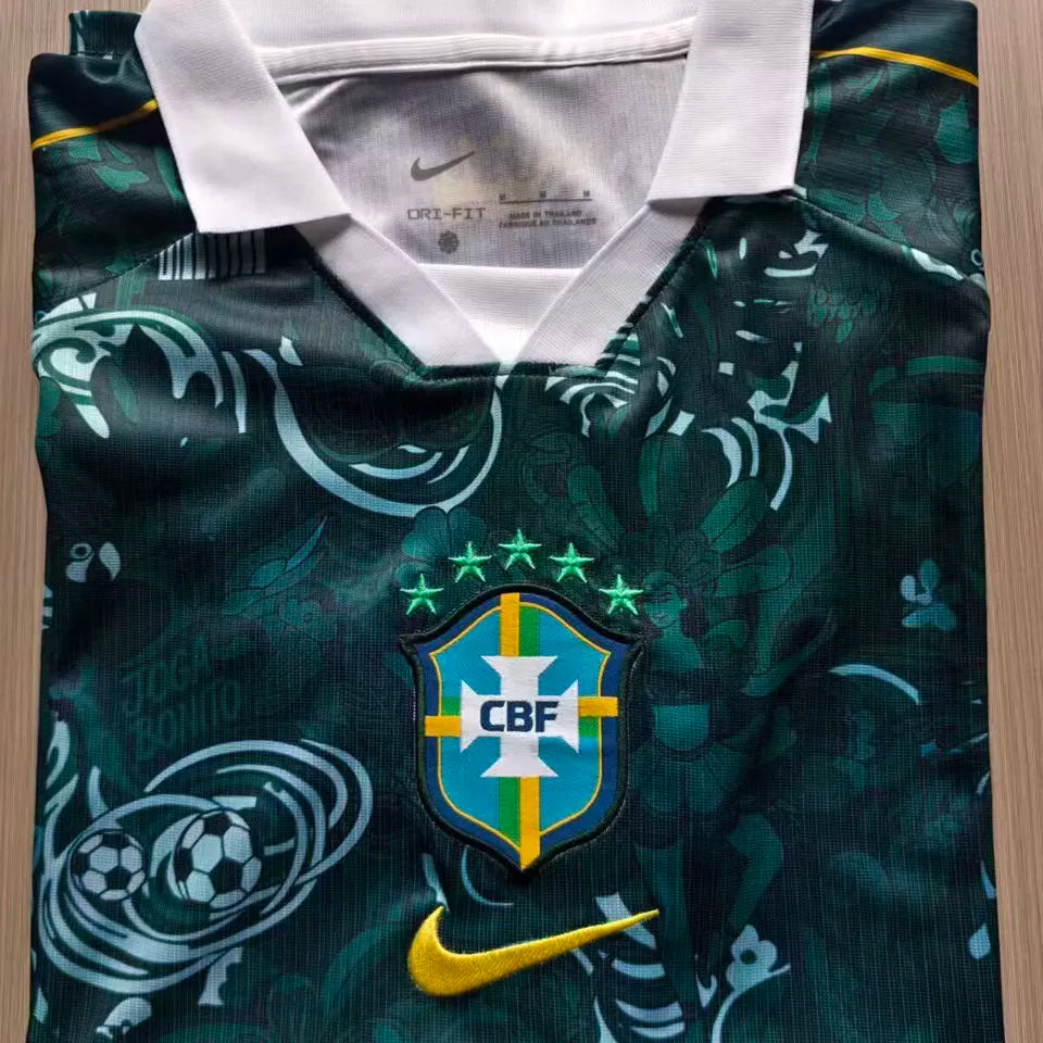 Copy 2026/27 Brazil Special Edition Fans Soccer Jersey Detail 1