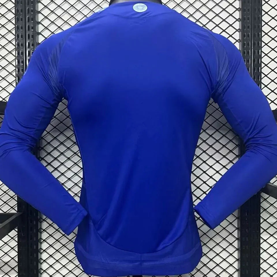 2024/25 Argentina Away Blue Player Version Long Sleeve Jersey (Have FlFA World Champion 2022 有胸前章) Back