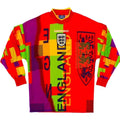 1996 England Goalkeeper Retro Long Sleeve Jersey Front