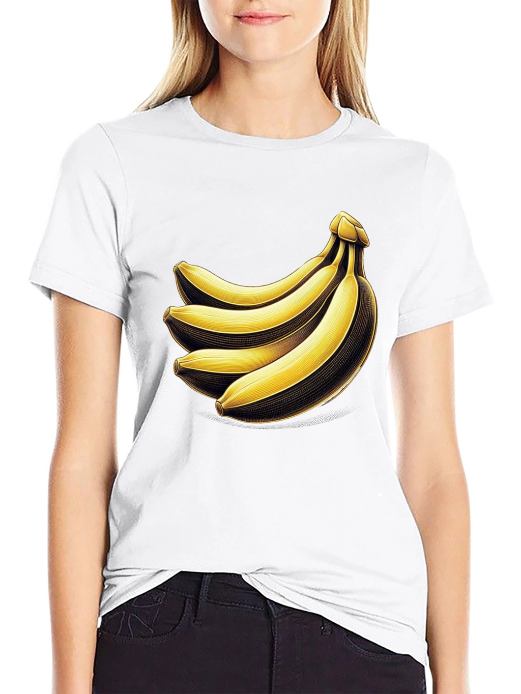 Banana Bunch Graphic Tee - Quirky Unisex T-Shirt