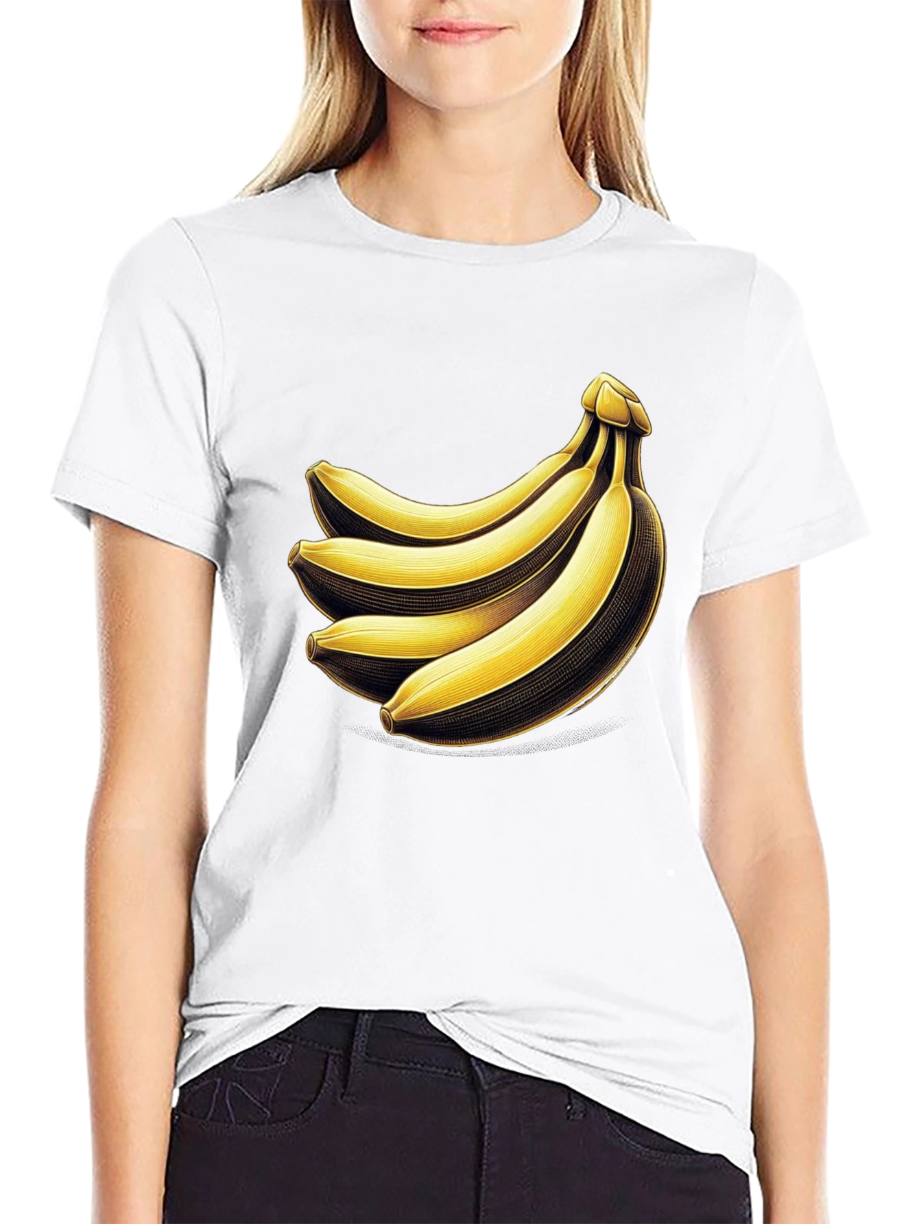 Banana Bunch Graphic Tee - Quirky Unisex T-Shirt