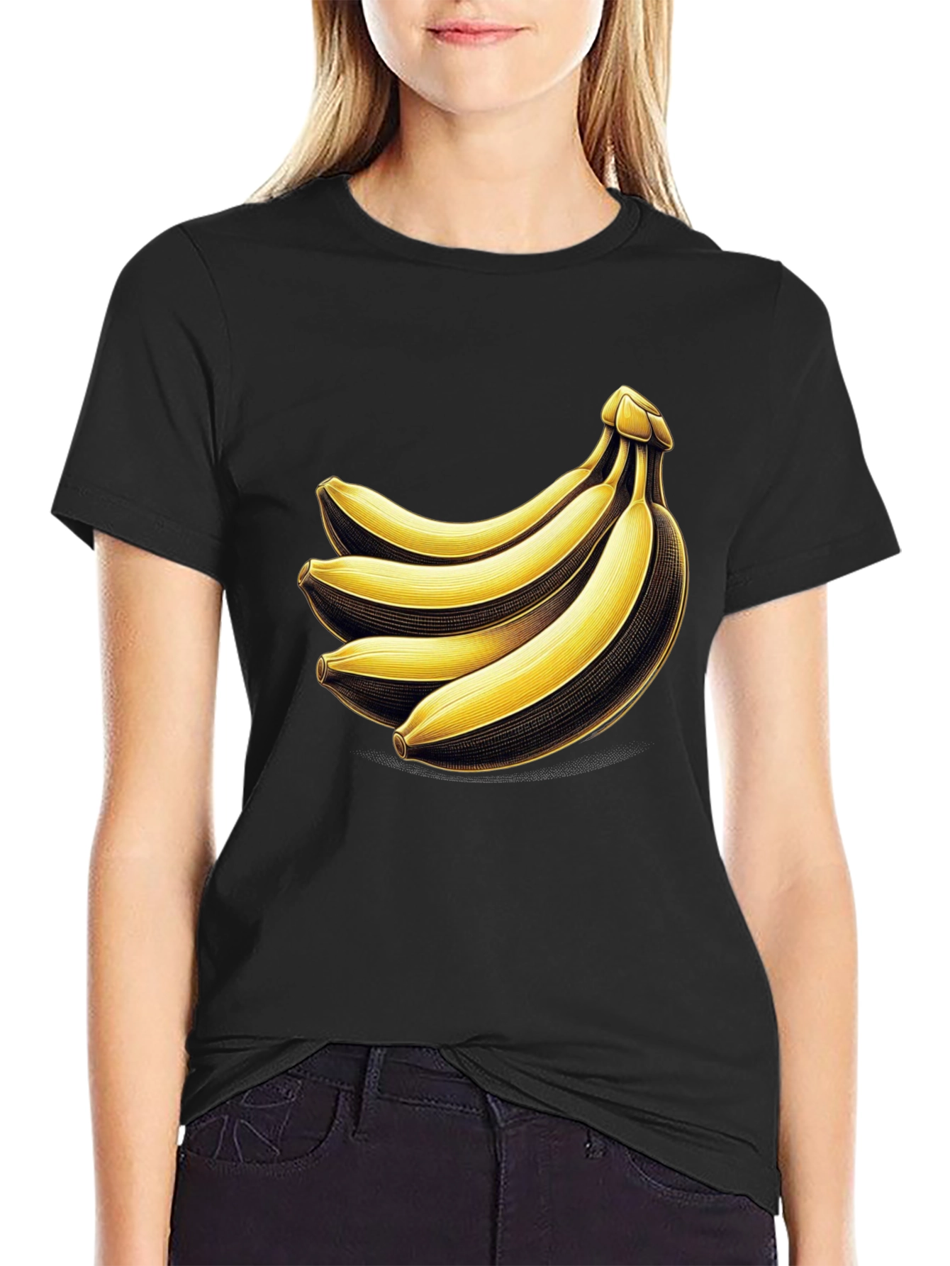 Banana Bunch Graphic Tee - Quirky Unisex T-Shirt