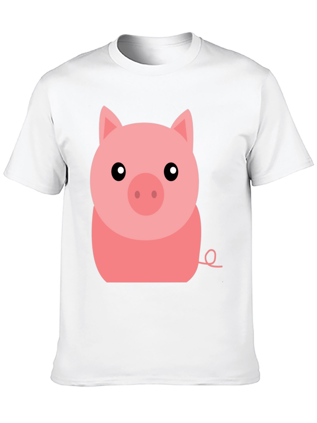 Cute Pig Graphic Tee - Soft Cotton T-Shirt