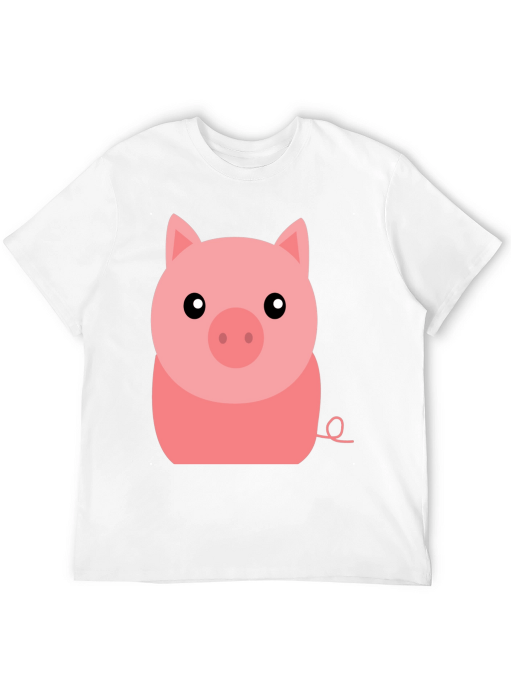 Cute Pig Graphic Tee - Soft Cotton T-Shirt