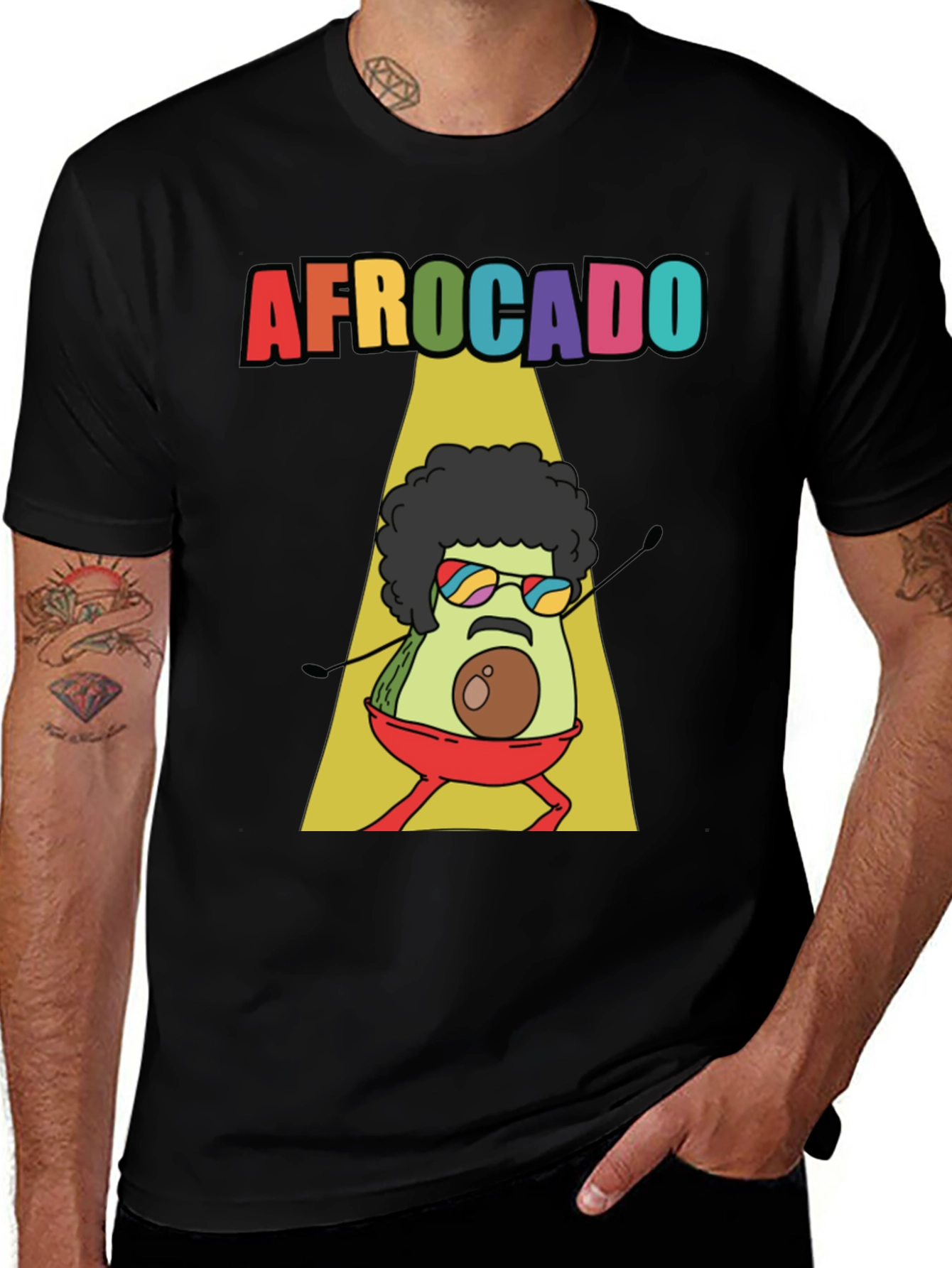 Afrocado T-Shirt - Funny Avocado Graphic Tee