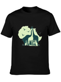Africa Wildlife Silhouette Graphic T-Shirt