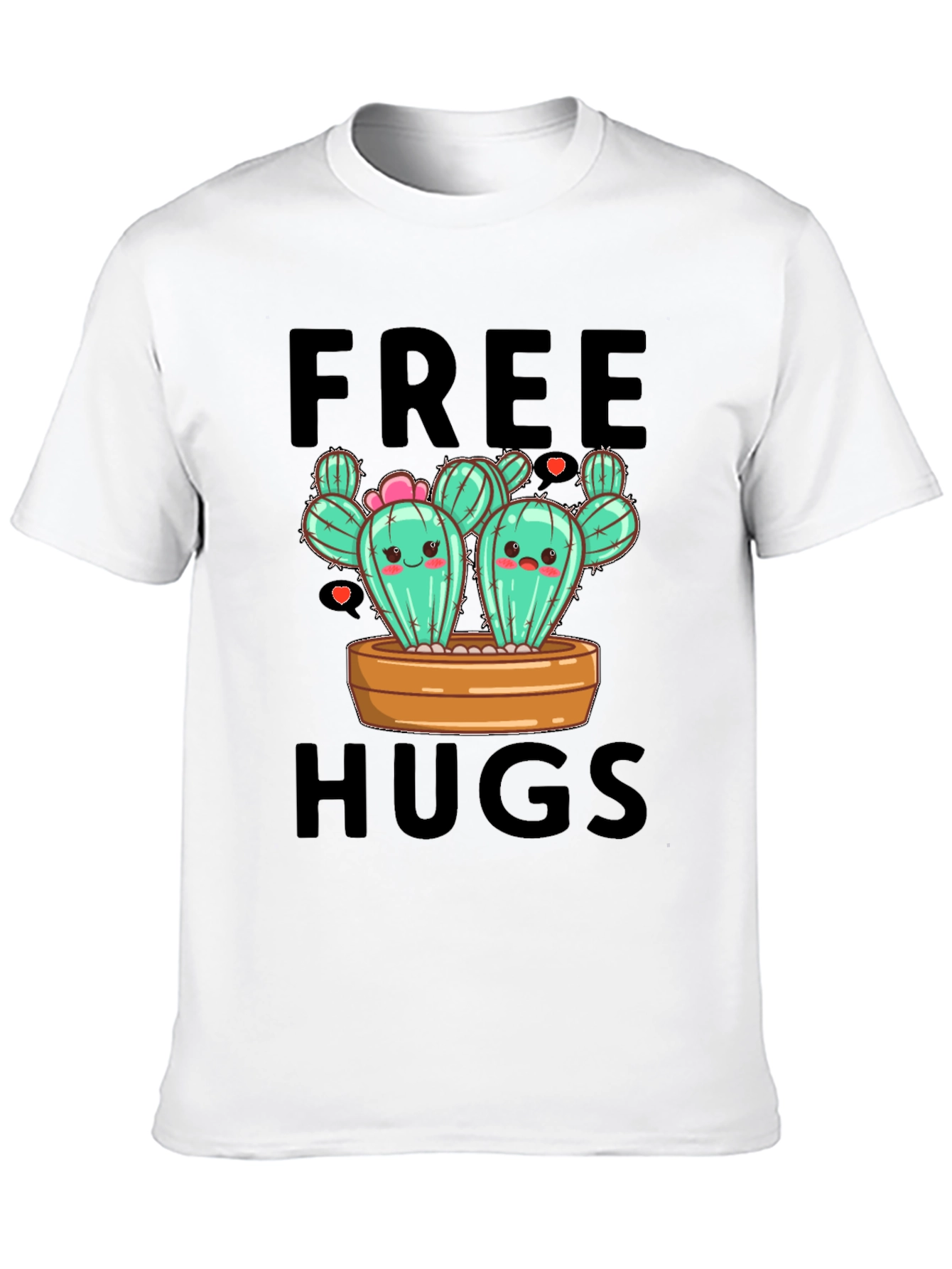 Cute Cactus Free Hugs T-Shirt