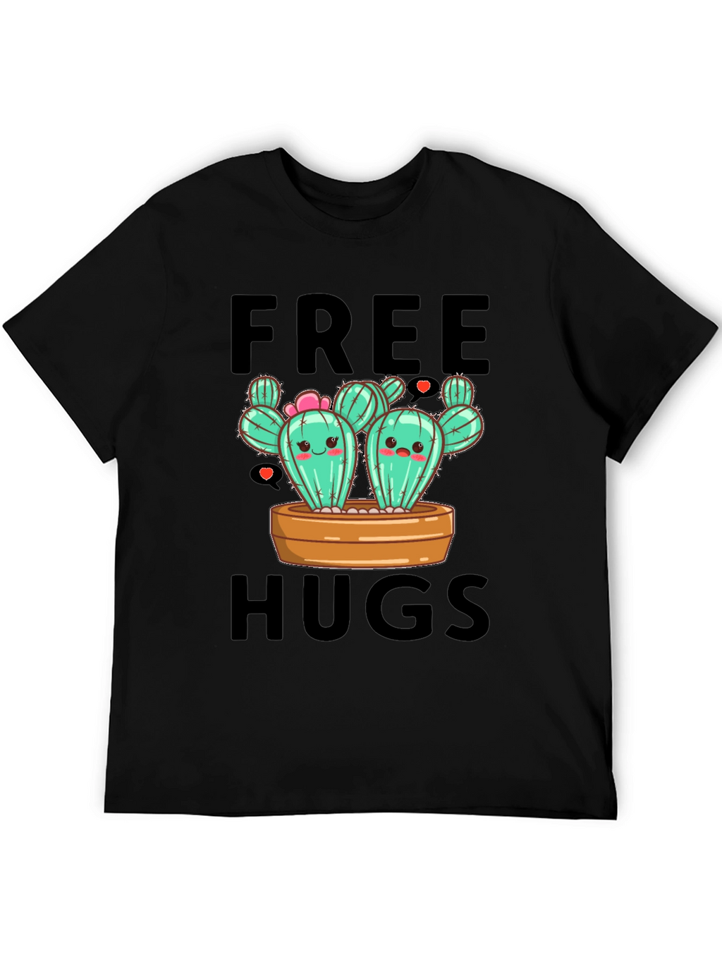 Cute Cactus Free Hugs T-Shirt
