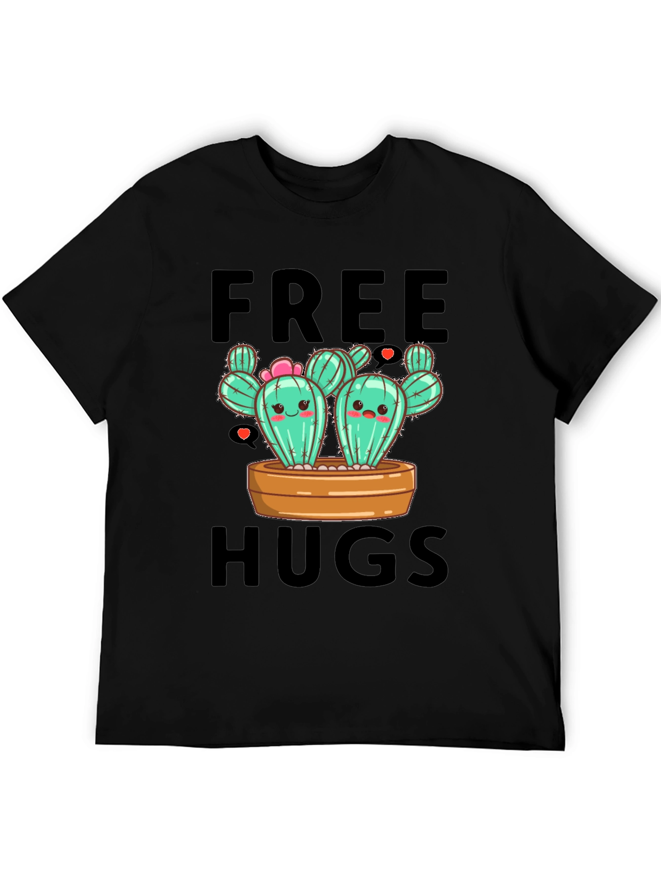 Cute Cactus Free Hugs T-Shirt