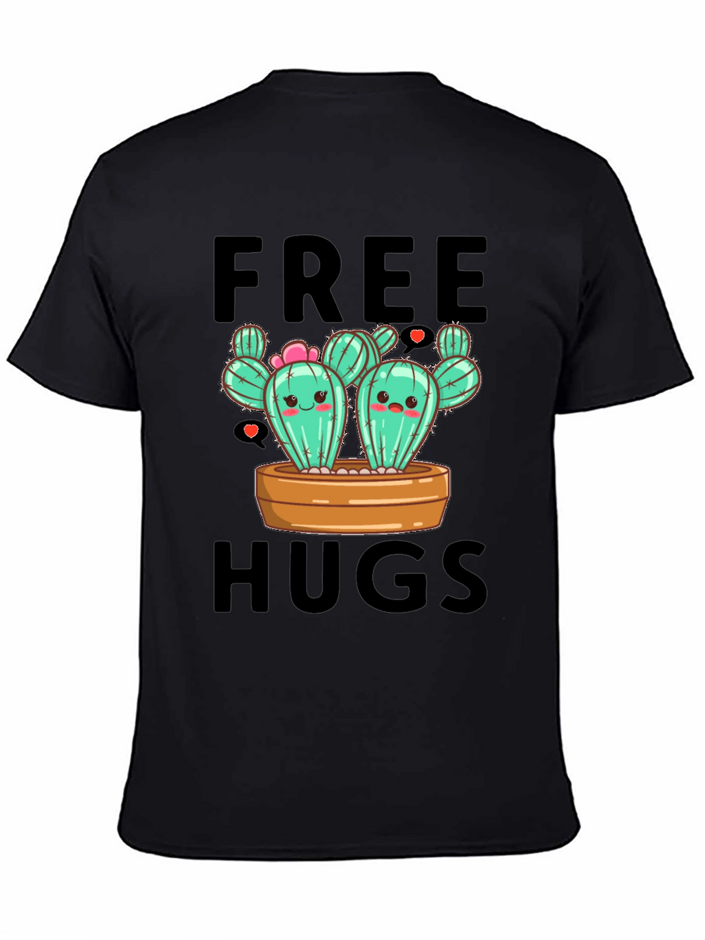 Cute Cactus Free Hugs T-Shirt