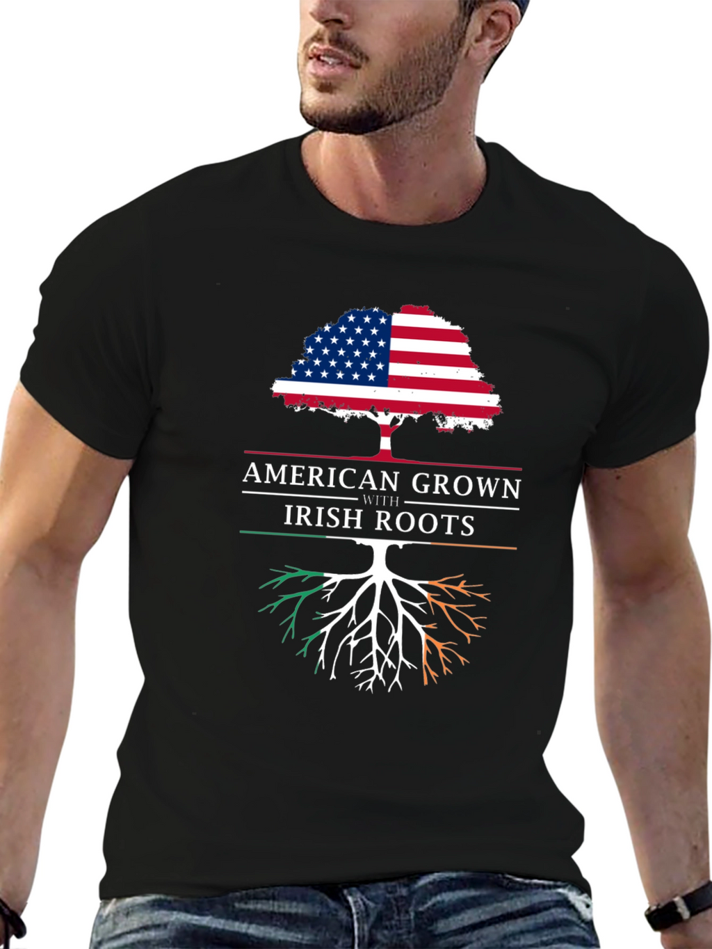 American Grown with Irish Roots T-Shirt