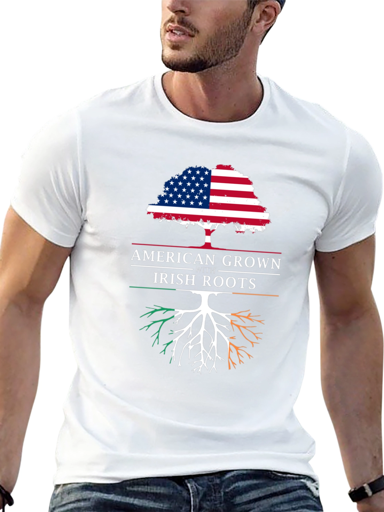 American Grown with Irish Roots T-Shirt