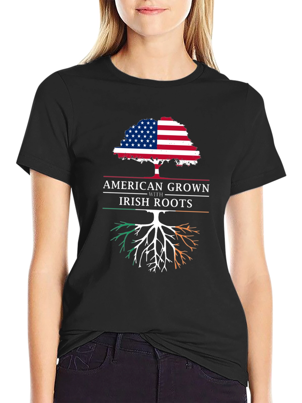 American Grown with Irish Roots T-Shirt