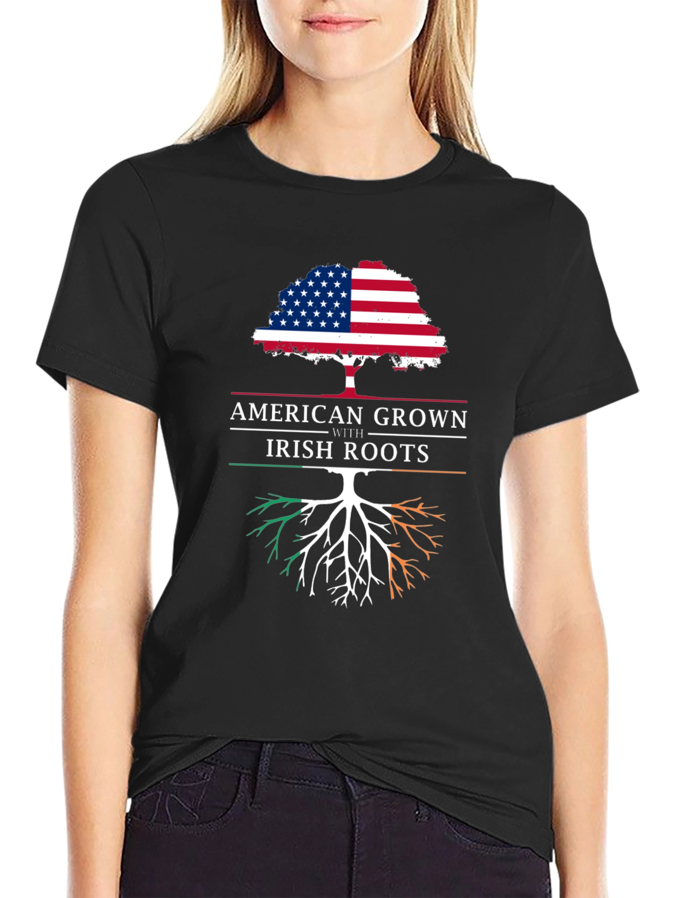 American Grown with Irish Roots T-Shirt
